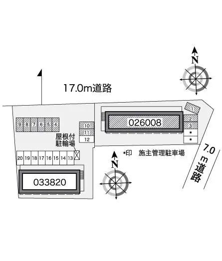 ★手数料０円★富士宮市万野原新田　月極駐車場（LP）